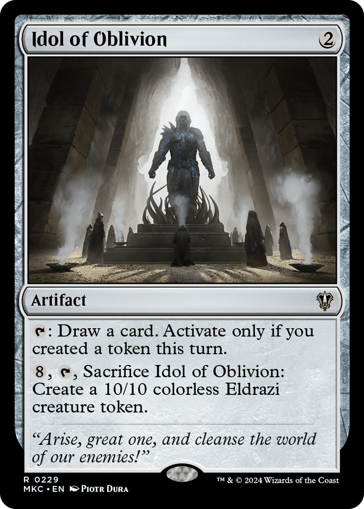 Image of Idol of Oblivion [Murders at Karlov Manor Commander]