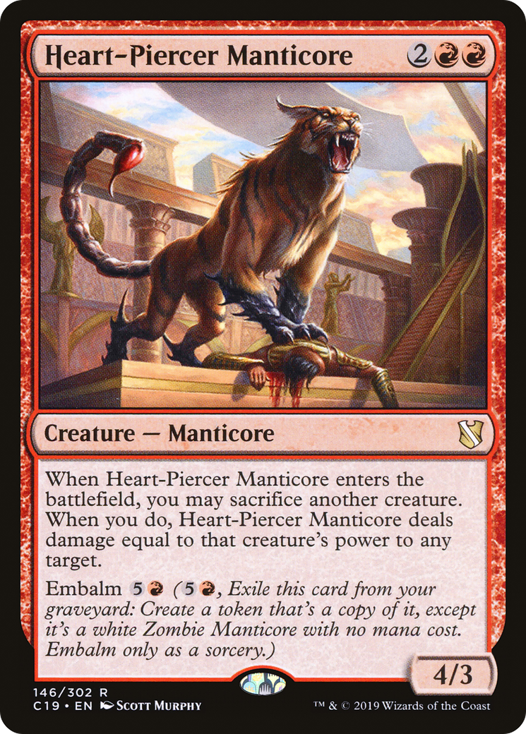 Image of Heart-Piercer Manticore [Commander 2019]
