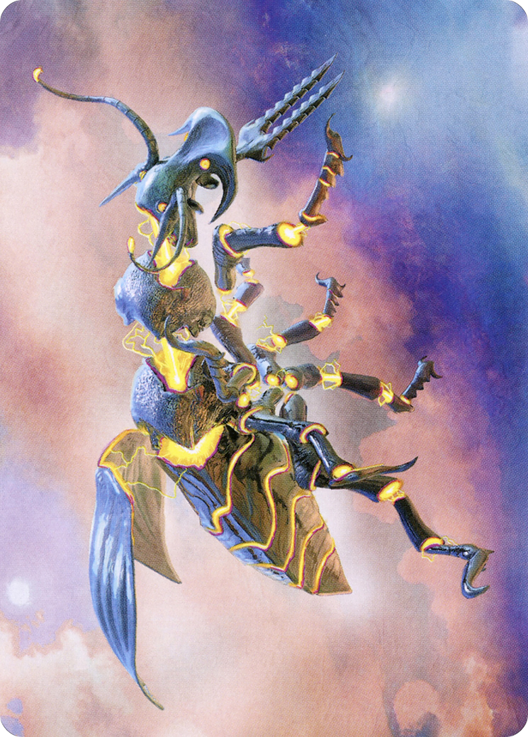 Image of Zabaz, the Glimmerwasp Art Card [Modern Horizons 2 Art Series]