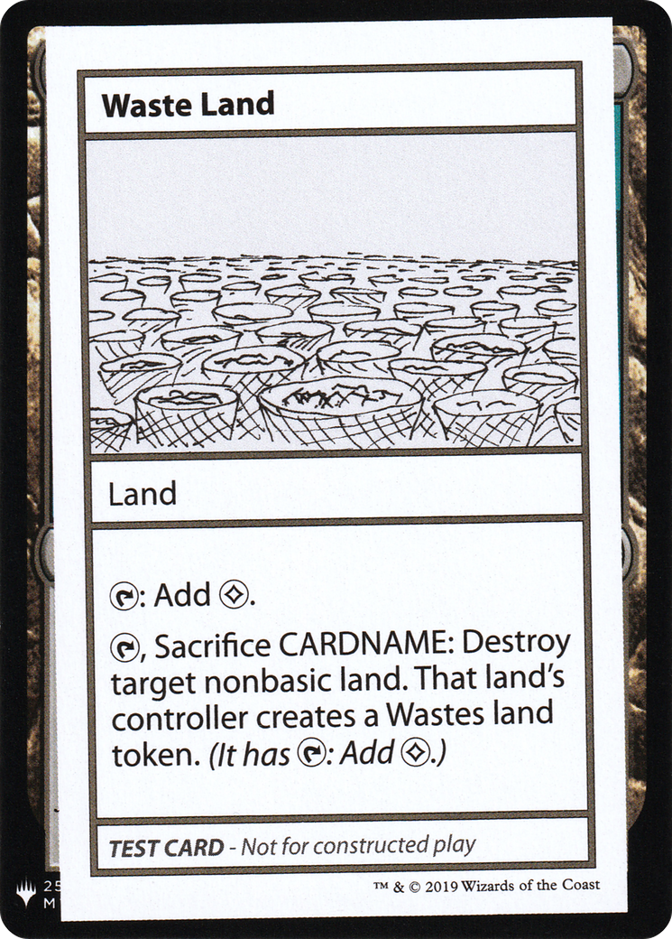 Image of Waste Land [Mystery Booster Playtest Cards]