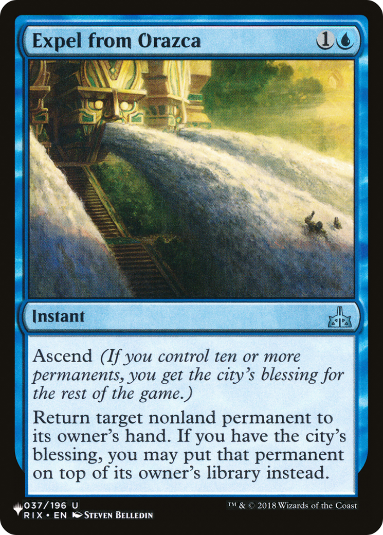 Image of Expel from Orazca [The List]