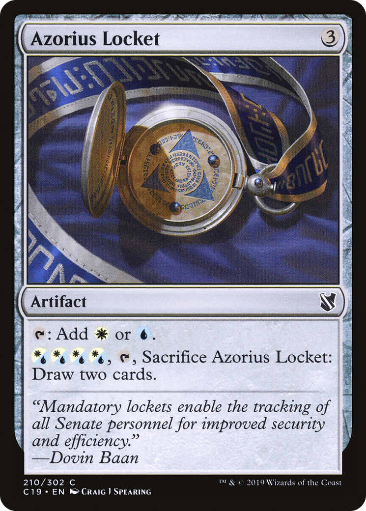 Image of Azorius Locket [Commander 2019]