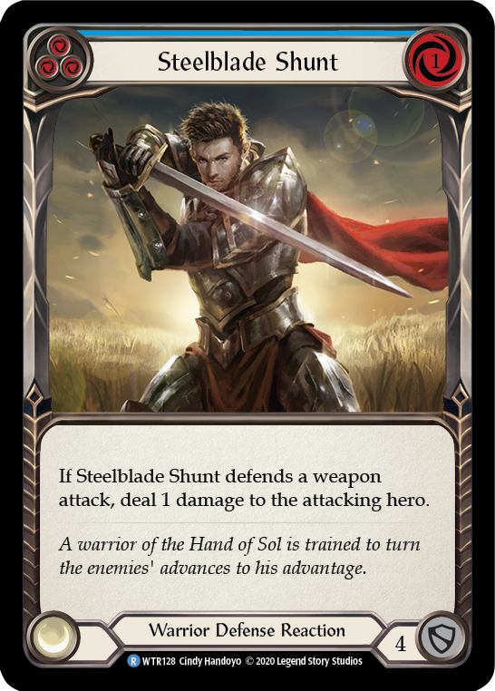 Image of Steelblade Shunt (Blue) [U-WTR128] (Welcome to Rathe Unlimited)  Unlimited Normal