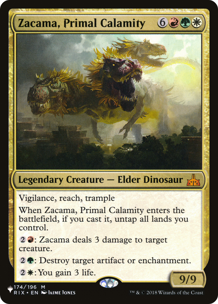 Image of Zacama, Primal Calamity [The List]