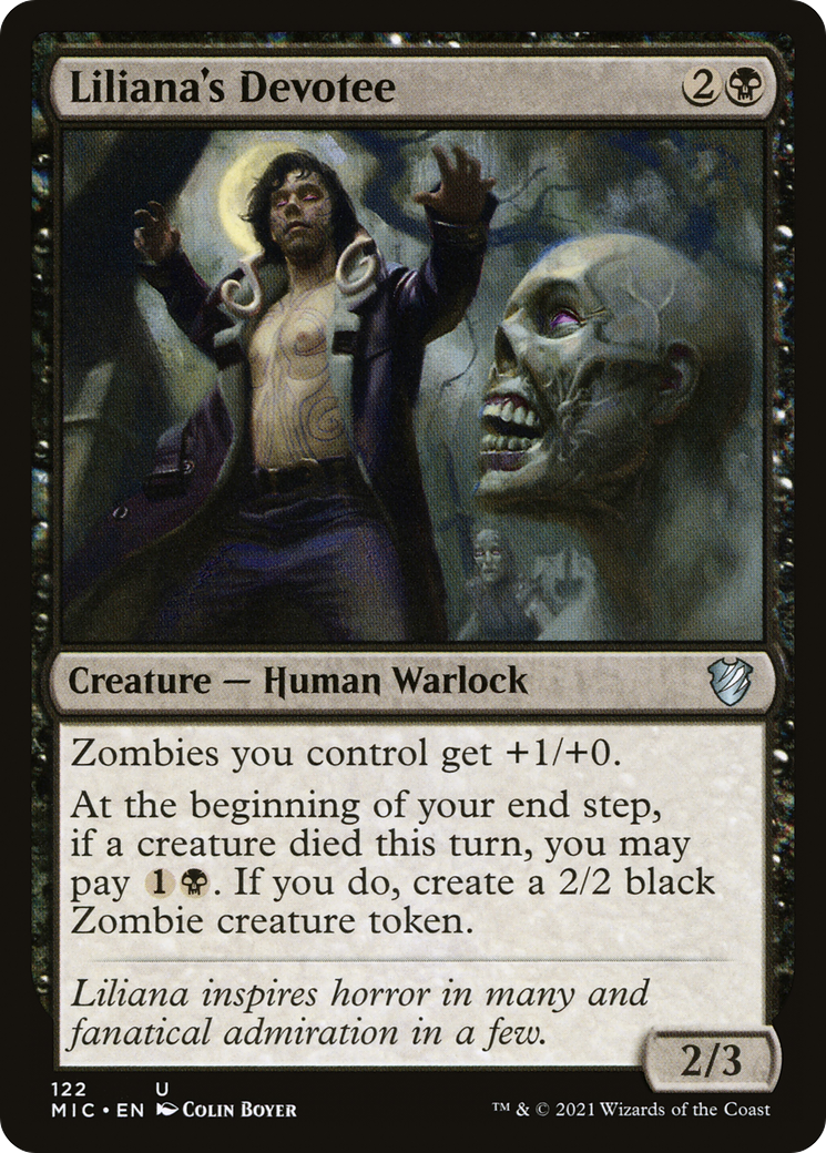 Image of Liliana's Devotee [Innistrad: Midnight Hunt Commander]