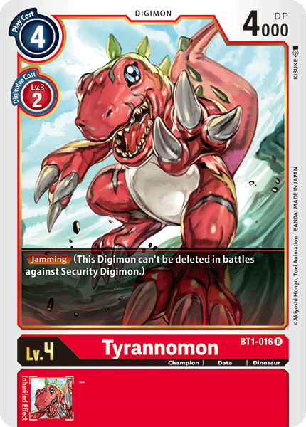 Image of Tyrannomon [BT1-016] [Release Special Booster Ver.1.0]