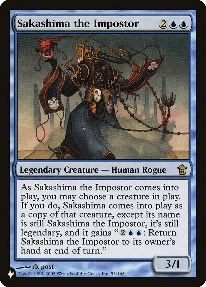 Image of Sakashima the Impostor [Secret Lair: Heads I Win, Tails You Lose]
