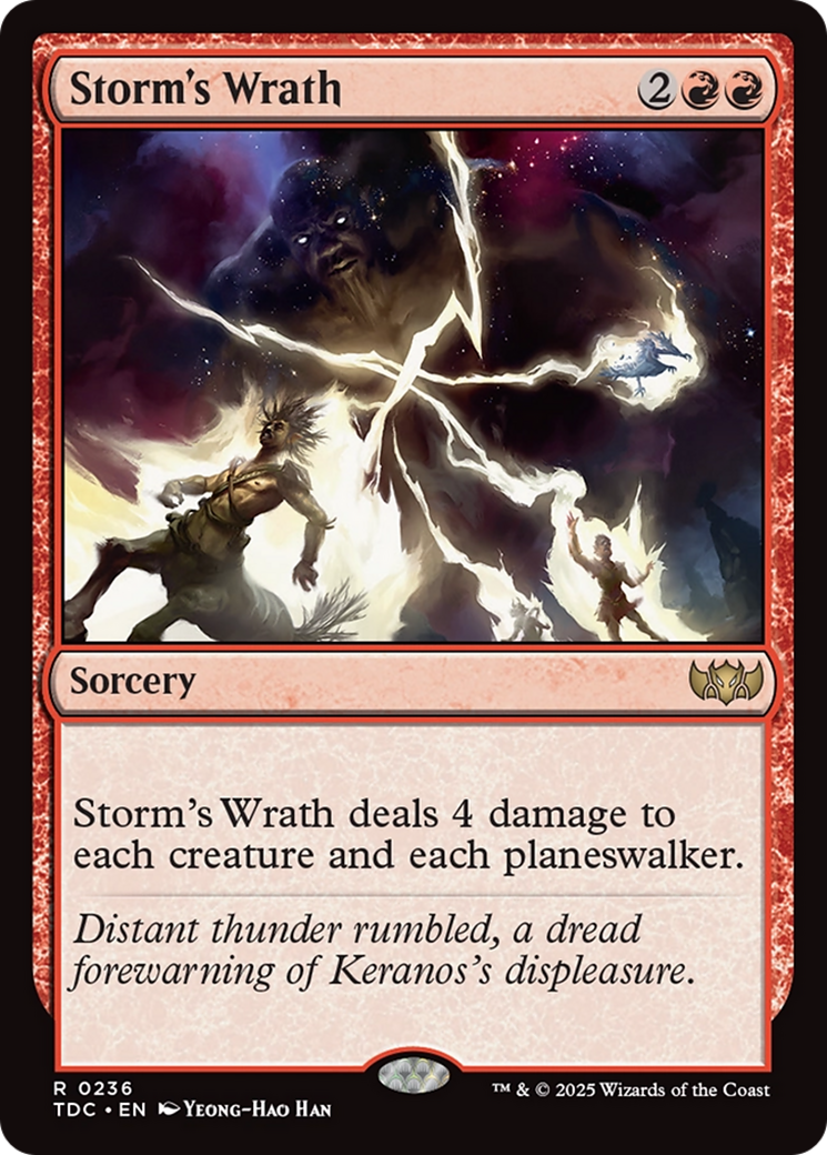 Image of Storm's Wrath [Tarkir: Dragonstorm Commander]