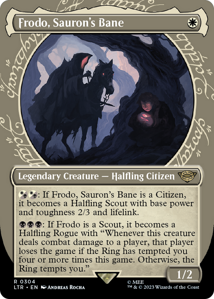 Image of Frodo, Sauron's Bane (Showcase Ring Frame) [The Lord of the Rings: Tales of Middle-Earth]