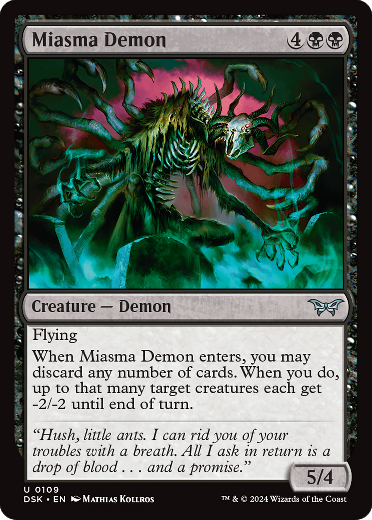 Image of Miasma Demon [Duskmourn: House of Horror]