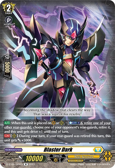 Image of Blaster Dark (D-BT05/049EN) [Triumphant Return of the Brave Heroes]