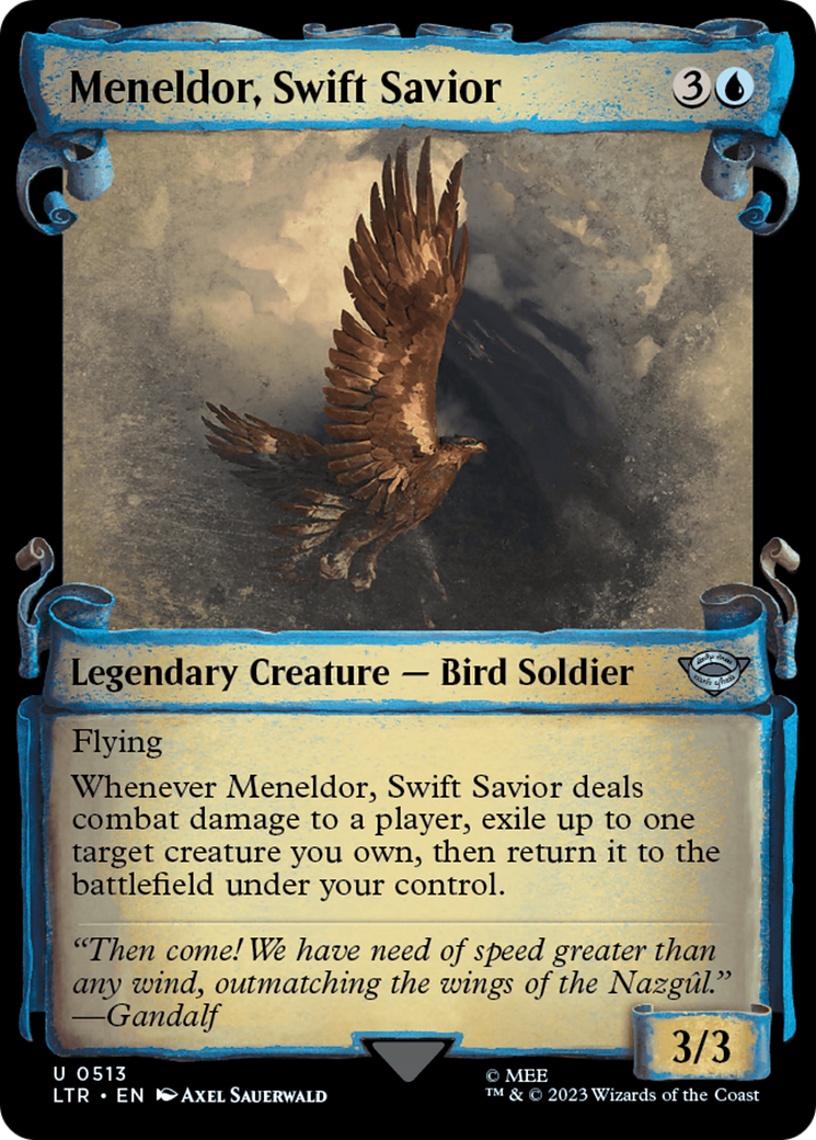 Image of Meneldor, Swift Savior [The Lord of the Rings: Tales of Middle-Earth Showcase Scrolls]