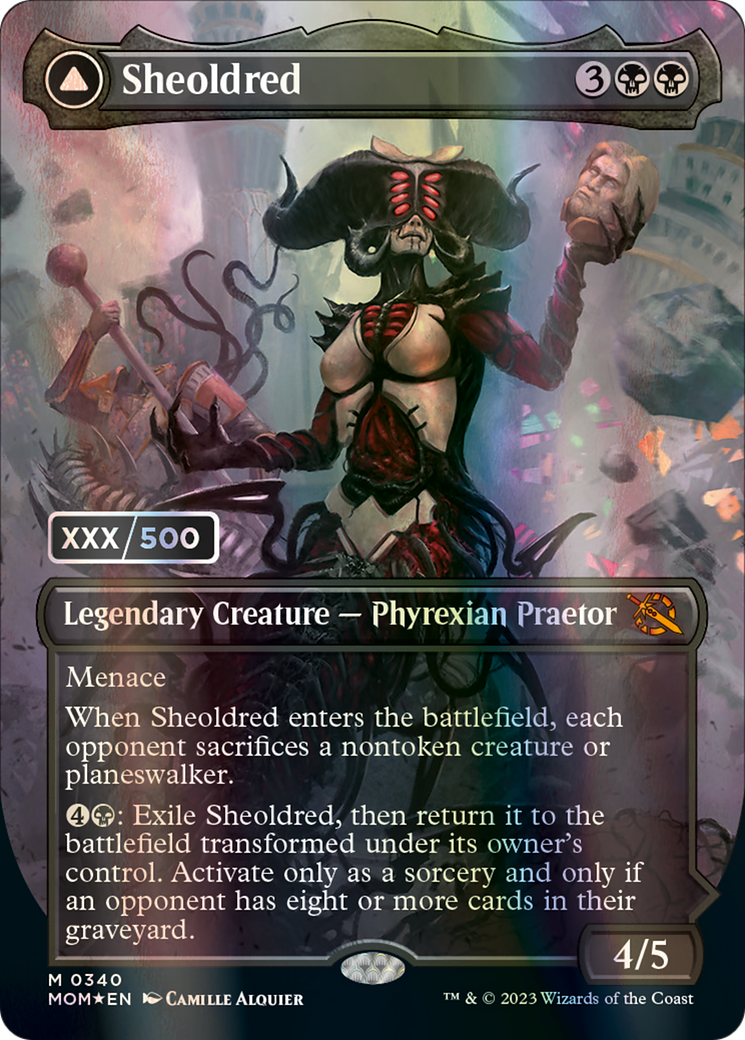 Image of Sheoldred // The True Scriptures (Serialized) [March of the Machine]