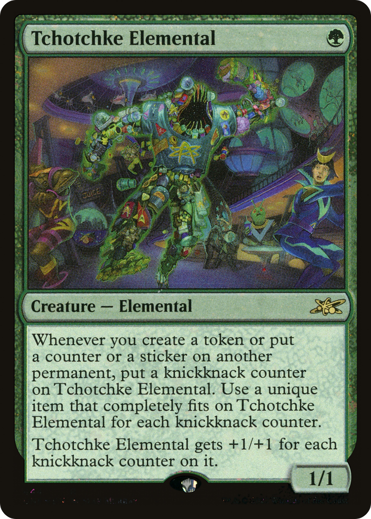 Image of Tchotchke Elemental (Galaxy Foil) [Unfinity]