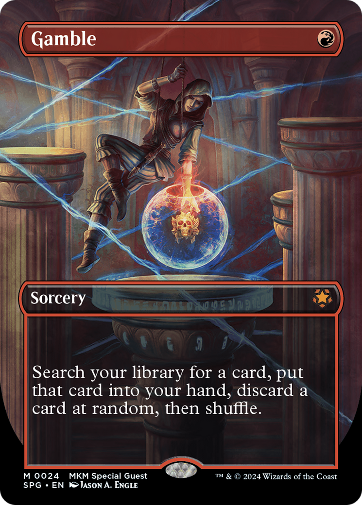 Image of Gamble (Borderless) [Murders at Karlov Manor Special Guests]