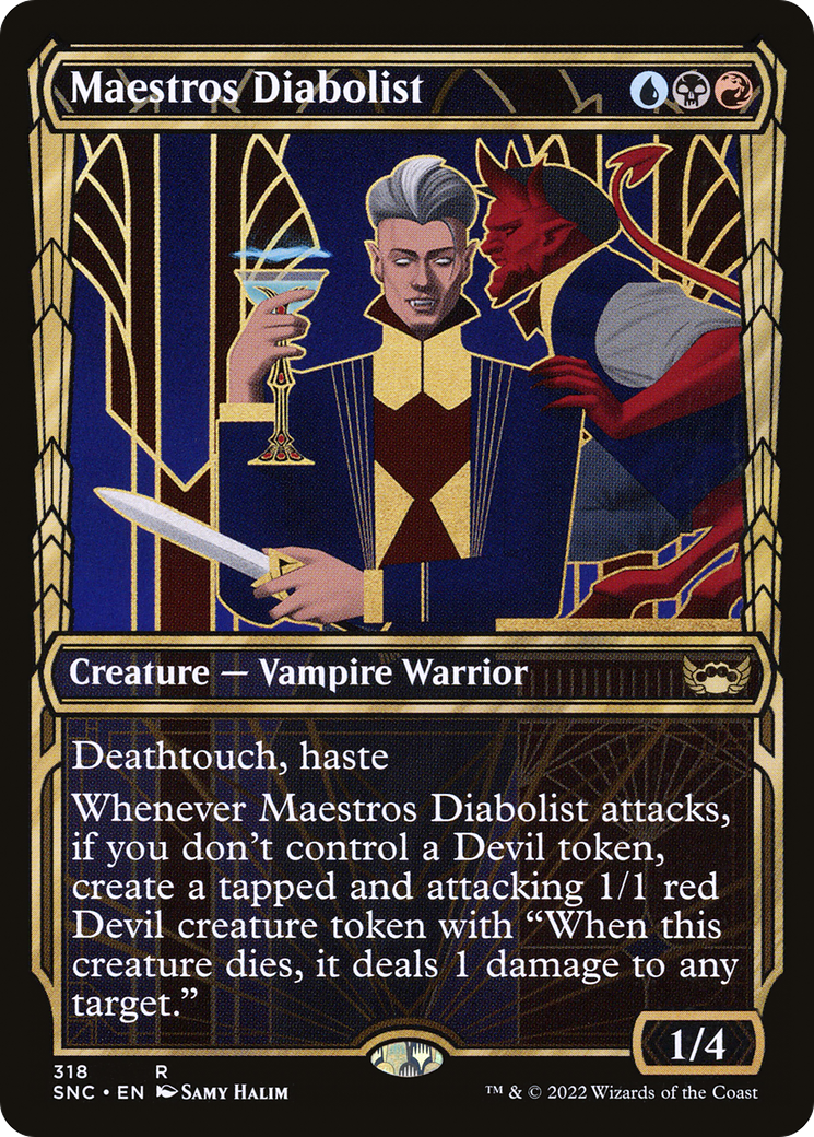 Image of Maestros Diabolist (Showcase Golden Age) [Streets of New Capenna]
