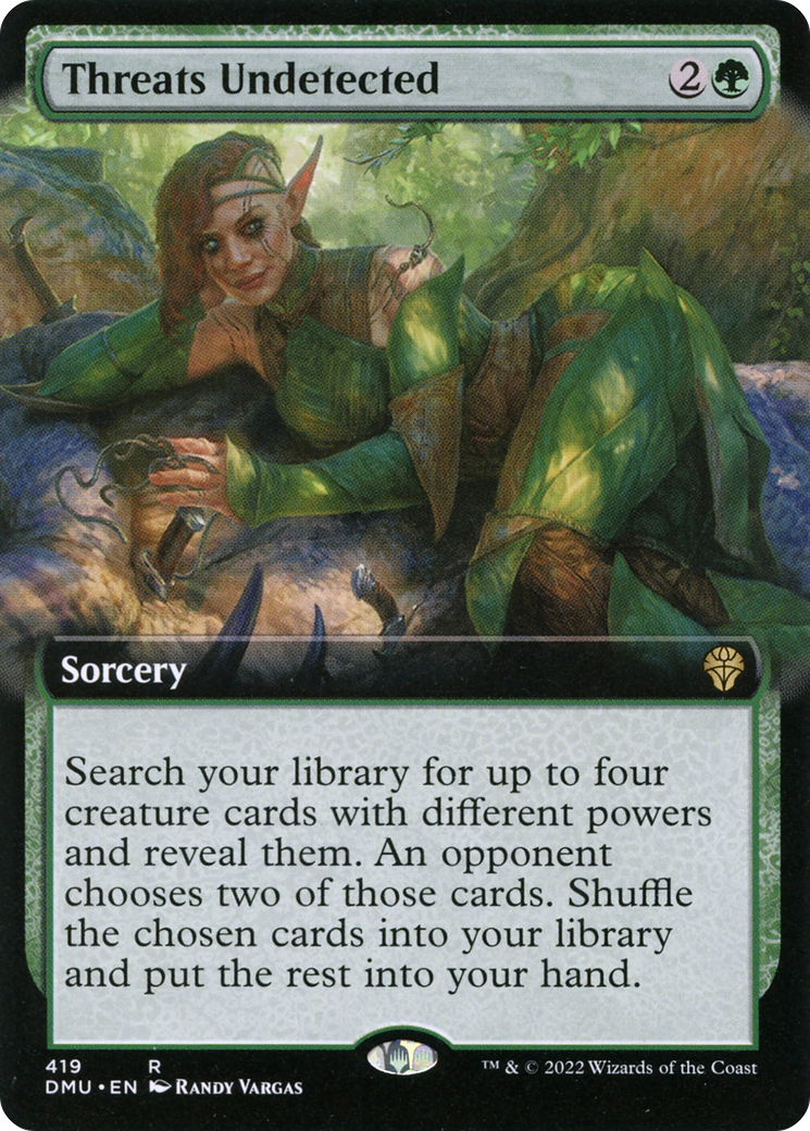 Image of Threats Undetected (Extended Art) [Dominaria United]