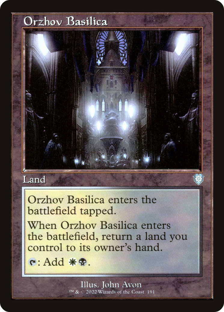 Image of Orzhov Basilica (Retro) [The Brothers' War Commander]