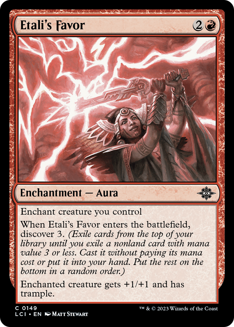 Image of Etali's Favor [The Lost Caverns of Ixalan]