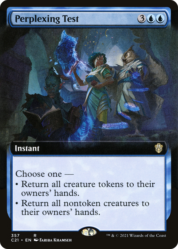 Image of Perplexing Test (Extended Art) [Commander 2021]