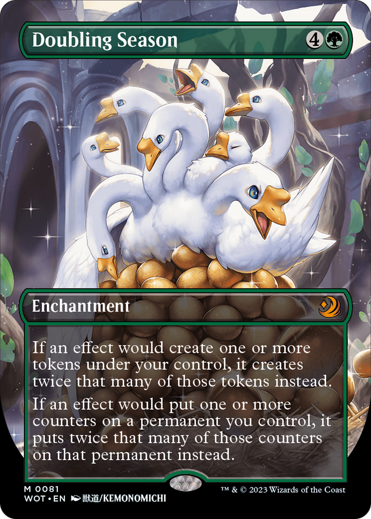 Image of Doubling Season (Anime Borderless) [Wilds of Eldraine: Enchanting Tales]