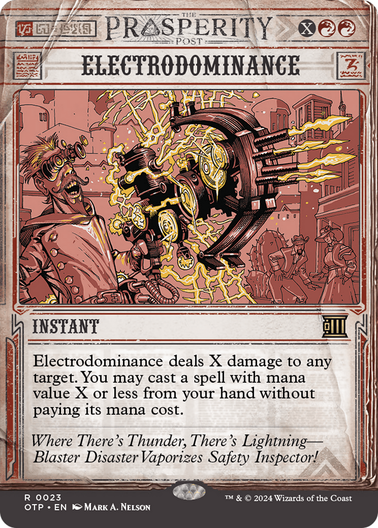 Image of Electrodominance [Outlaws of Thunder Junction: Breaking News]