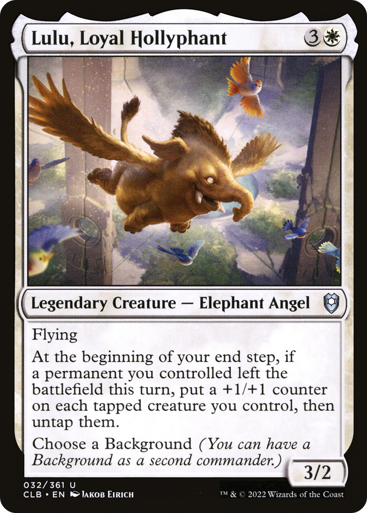 Image of Lulu, Loyal Hollyphant (CLB-032) - Commander Legends: Battle for Baldur's Gate