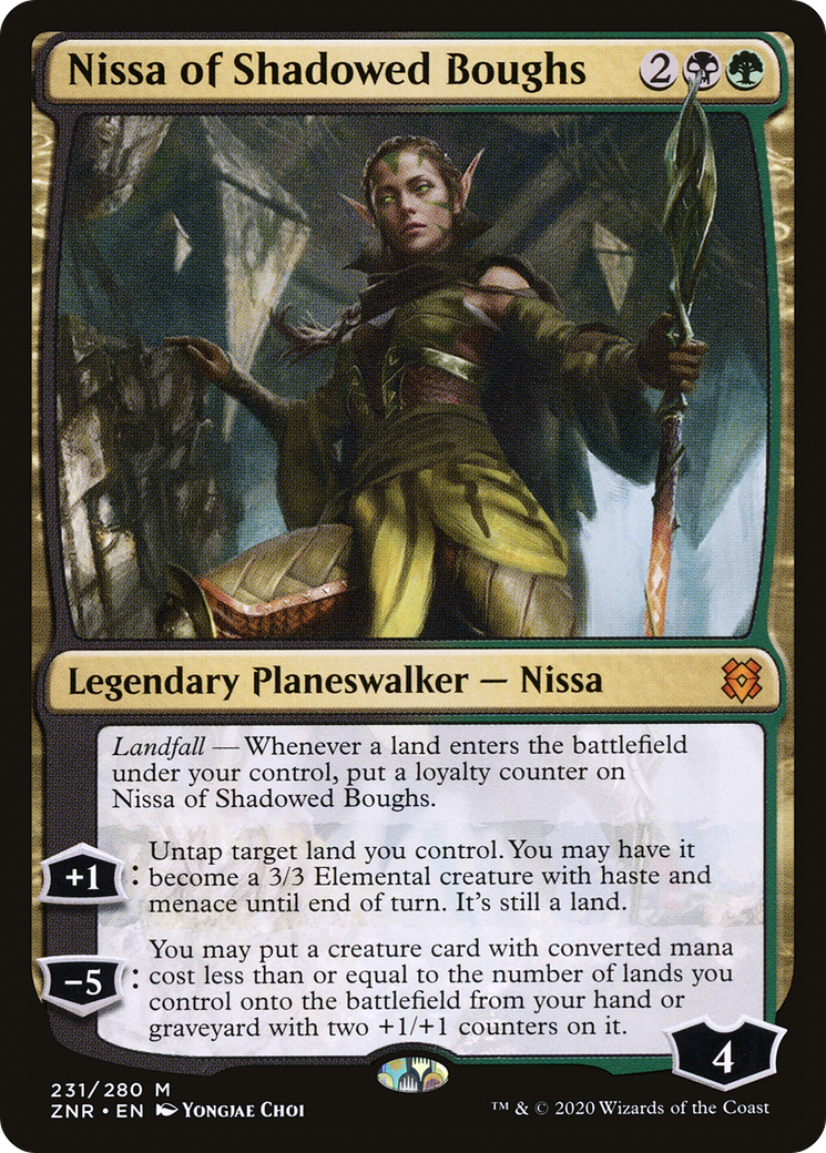 Image of Nissa of Shadowed Boughs [Zendikar Rising]