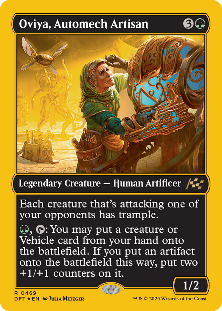 Image of Oviya, Automech Artisan (First-Place Foil) [Aetherdrift]