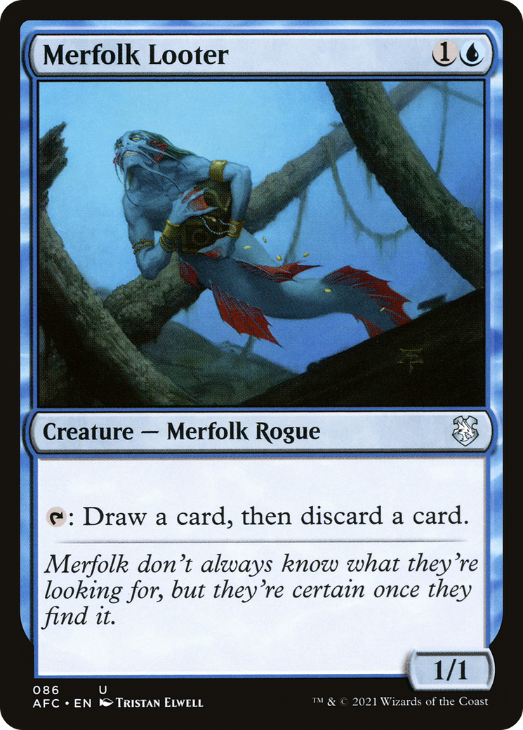 Image of Merfolk Looter [Dungeons & Dragons: Adventures in the Forgotten Realms Commander]