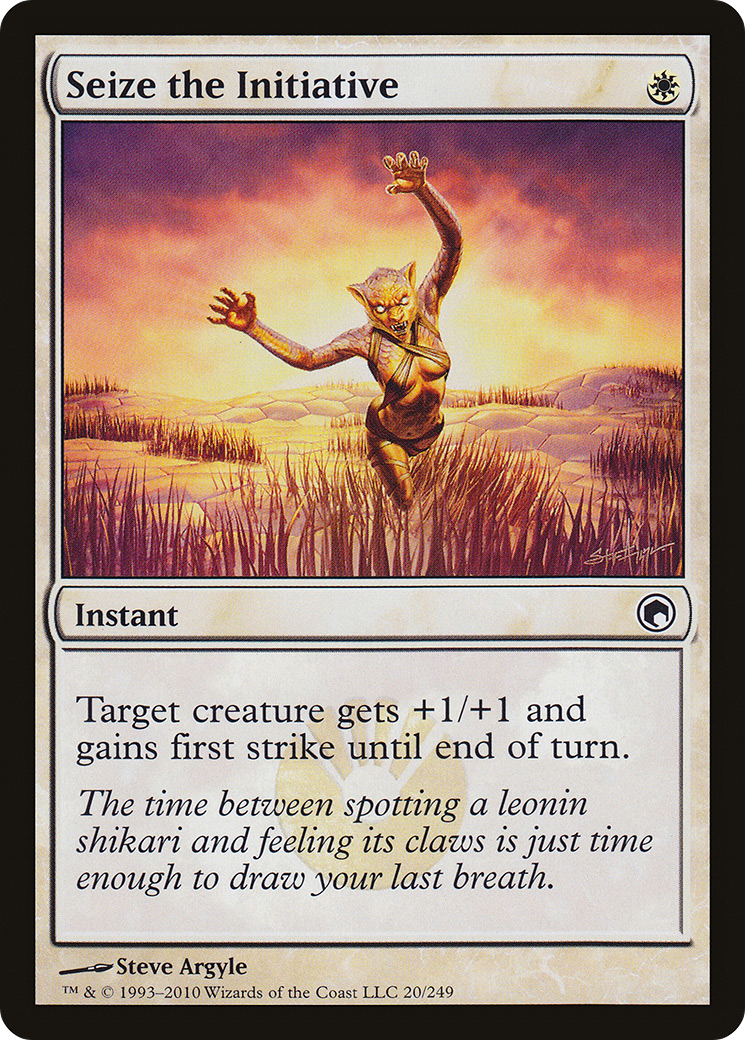 Image of Seize the Initiative [Scars of Mirrodin]
