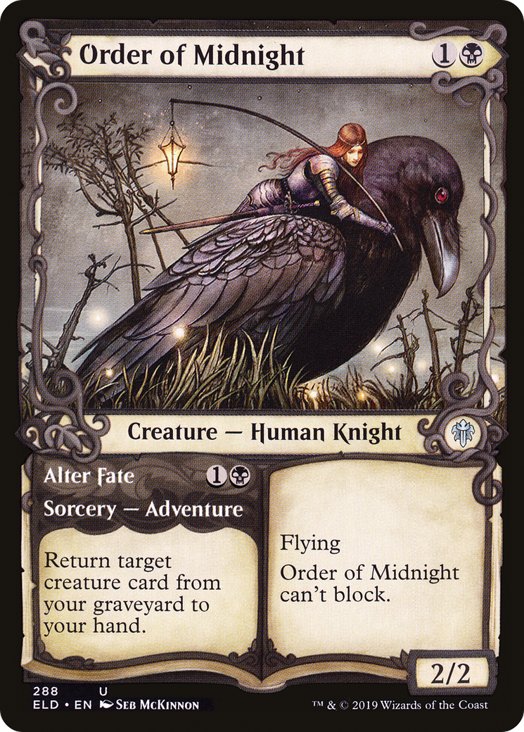 Image of Order of Midnight // Alter Fate (Showcase) [Throne of Eldraine]