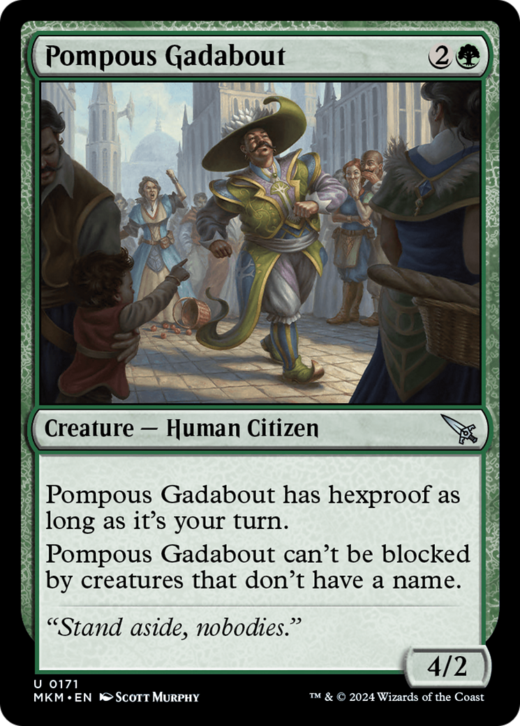Image of Pompous Gadabout [Murders at Karlov Manor]