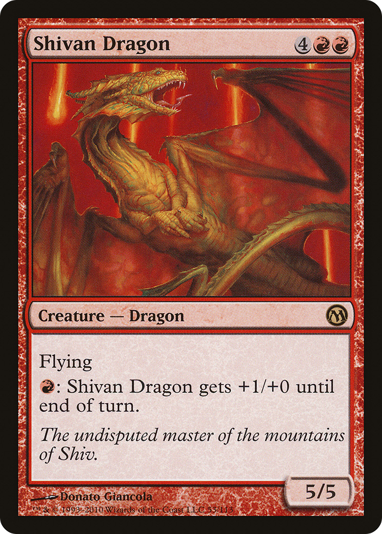 Image of Shivan Dragon [Duels of the Planeswalkers]