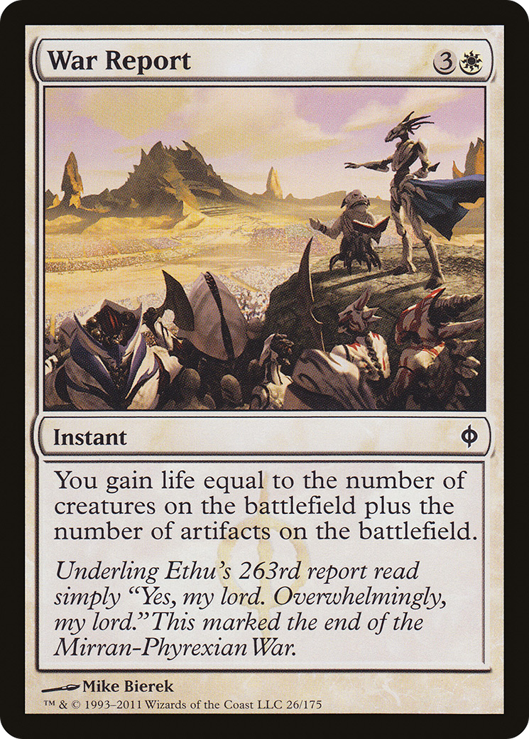 Image of War Report [New Phyrexia]