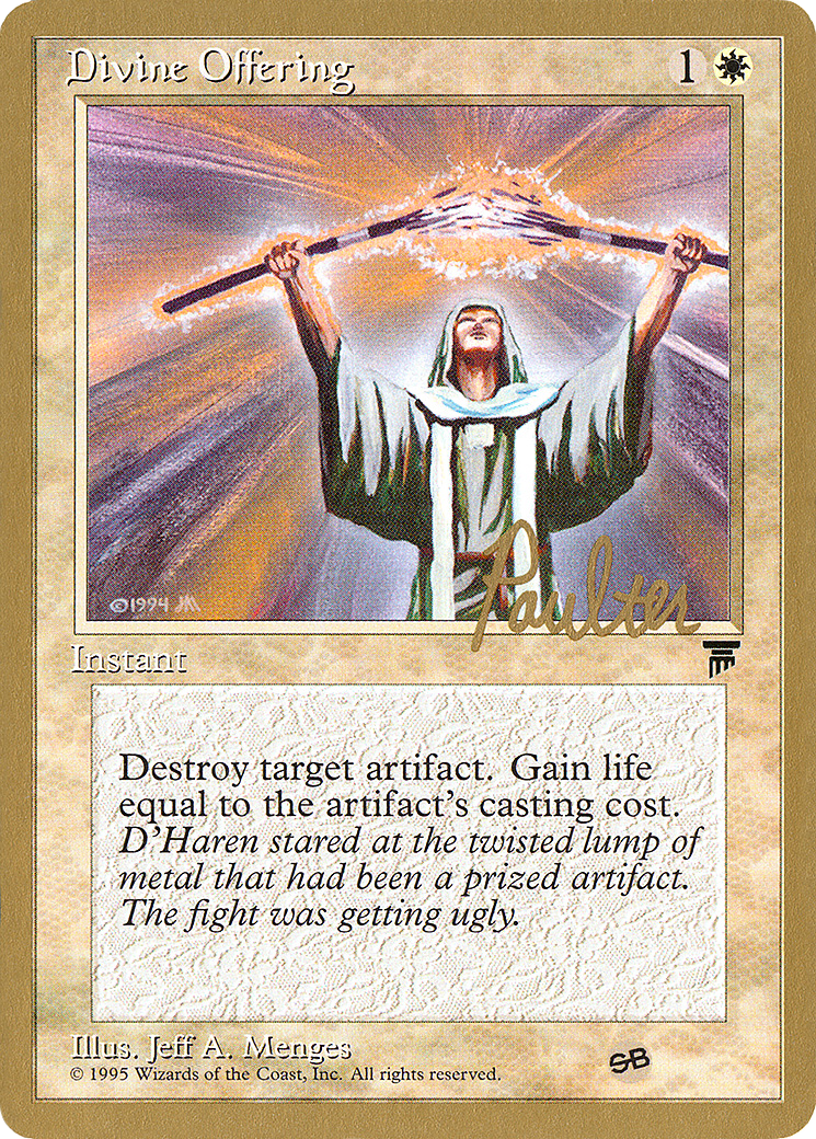 Image of Divine Offering (Preston Poulter) (SB) [Pro Tour Collector Set]
