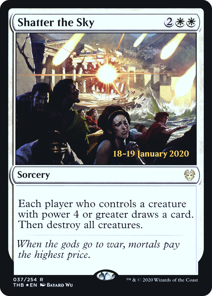 Image of Shatter the Sky [Theros Beyond Death Prerelease Promos]