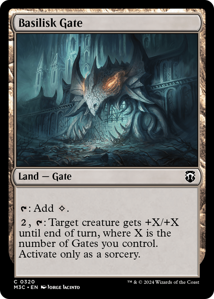 Image of Basilisk Gate (Ripple Foil) [Modern Horizons 3 Commander]