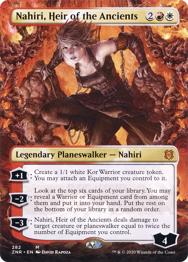 Image of Nahiri, Heir of the Ancients (Borderless) [Zendikar Rising]