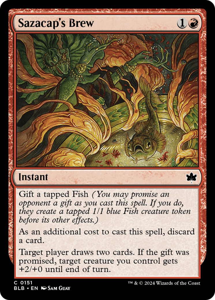 Image of Sazacap's Brew [Bloomburrow]