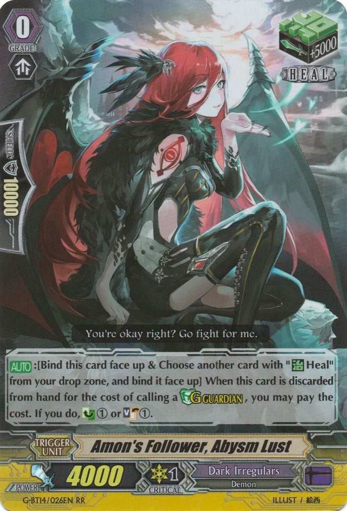 Image of Amon's Follower, Abysm Lust (G-BT14/026EN) [Divine Dragon Apocrypha]