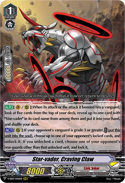 Image of Star-vader, Craving Claw (V-SS07/045EN) [Clan Selection Plus Vol.1]