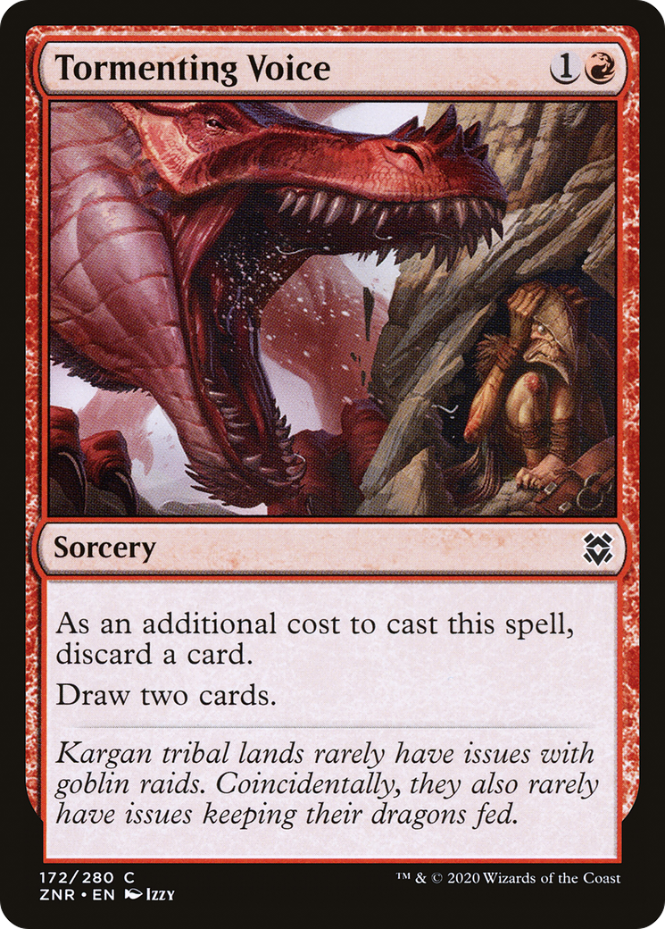Image of Tormenting Voice [Zendikar Rising]
