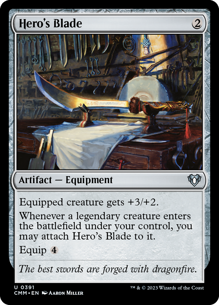 Image of Hero's Blade [Commander Masters]