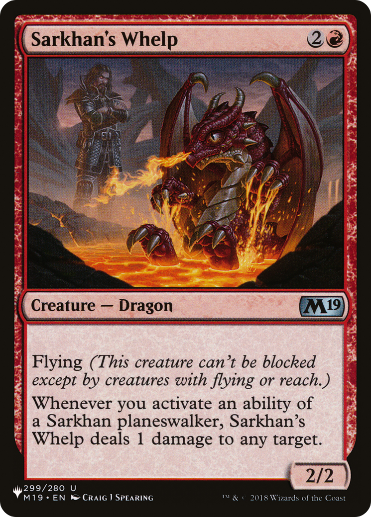 Image of Sarkhan's Whelp [The List]