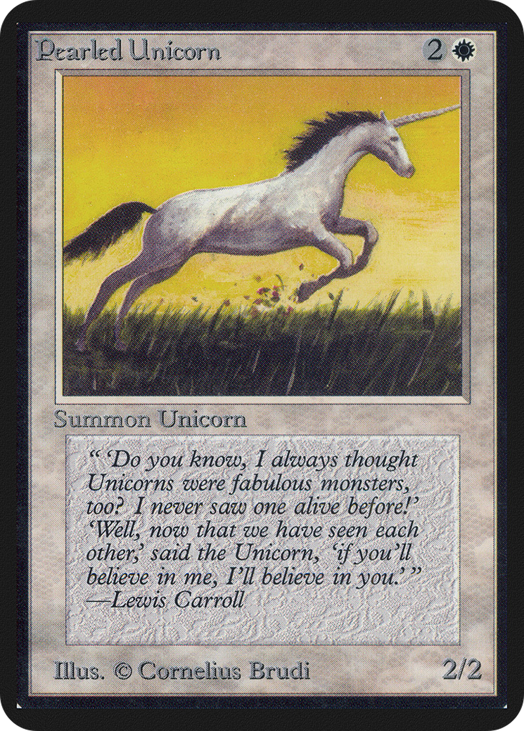 Image of Pearled Unicorn [Alpha Edition]