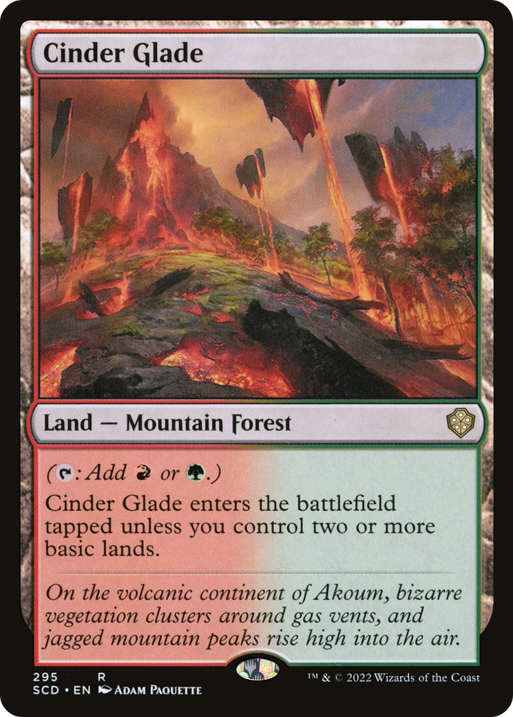 Image of Cinder Glade [Starter Commander Decks]