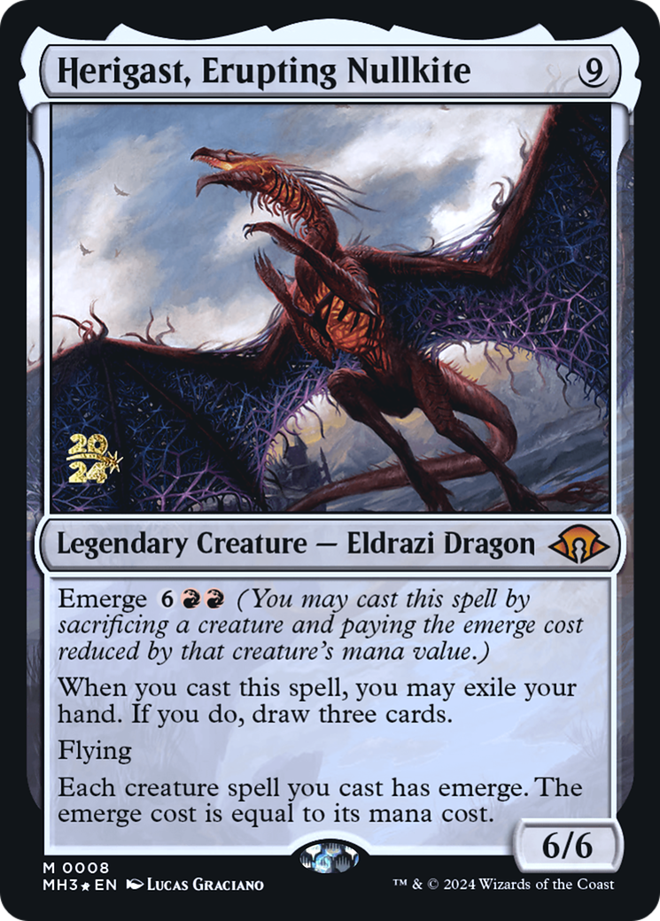 Image of Herigast, Erupting Nullkite [Modern Horizons 3 Prerelease Promos]