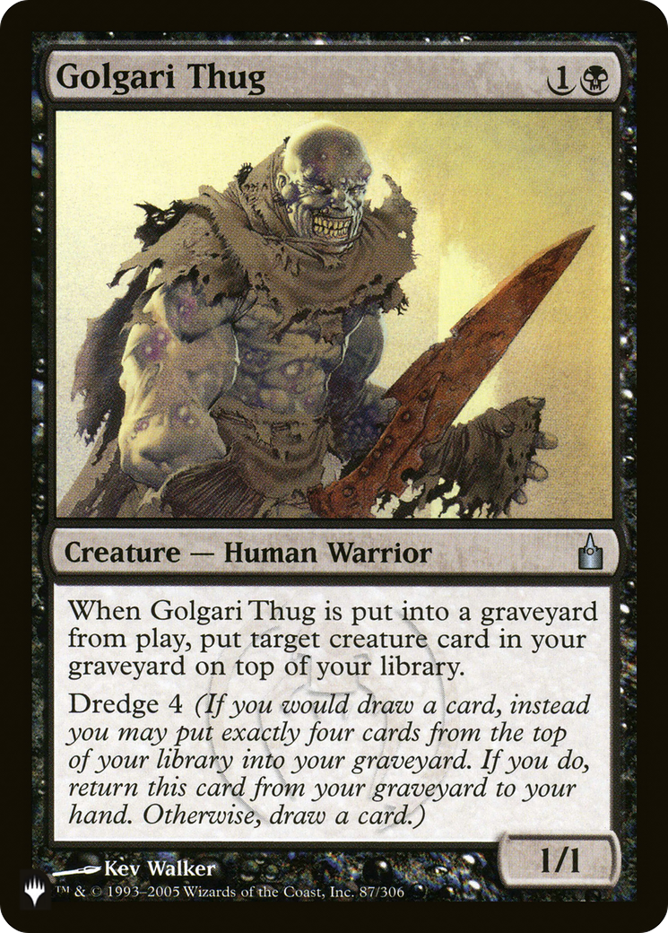 Image of Golgari Thug [The List]