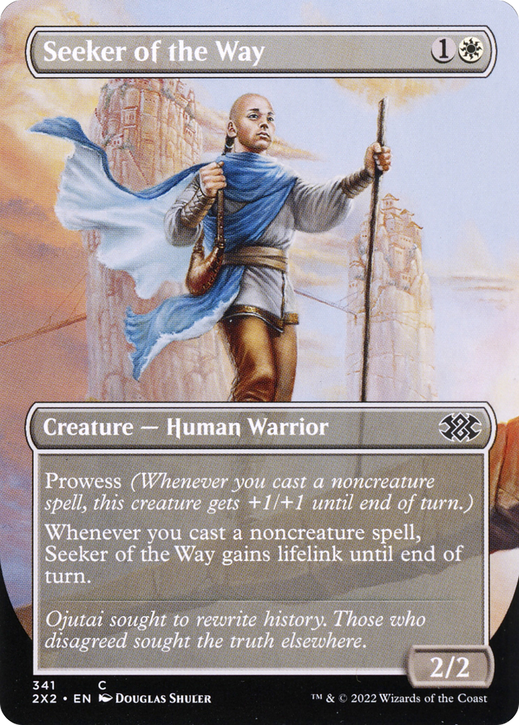 Image of Seeker of the Way (Borderless Alternate Art) [Double Masters 2022]